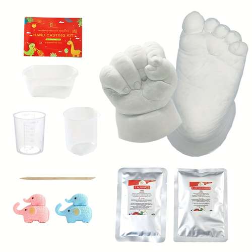 Baby Keepsake Hands Casting Kit, Plaster Hand Molding Kit For Infant Hand  & Foot Mold, Hand Mold Sculpture Kit For Newborns, Toddlers, Babies
